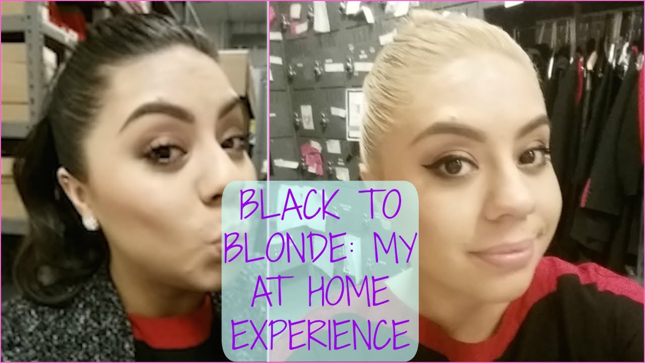 Black To Blonde My Hair Bleaching Experience Youtube