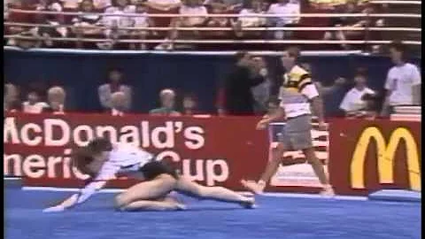 Svetlana Kozlova - Floor Exercise - 1992 McDonalds American Cup
