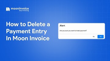 Delete Wrong Payment Entry Easily in Moon Invoice