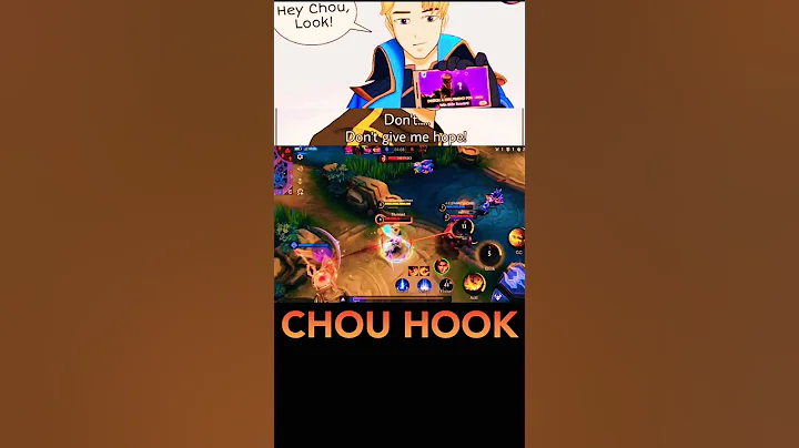 Chou + Hook + perfect kick Ulti Combo #mobilelegends #hyperblend