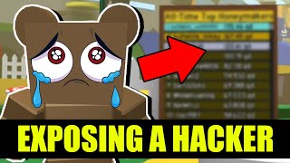 This Leaderboard PLAYER is CHEATING & USING MY NAME [EXPLAINED] | Bee Swarm Simulator Roblox