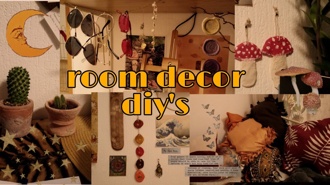 room decor diys *hippie and retro inspired* - YouTube