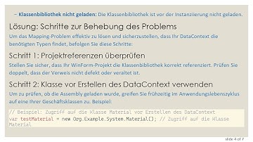 Behebung von Problemen mit „LINQ External Mapping to Class Library“ in Visual Studio