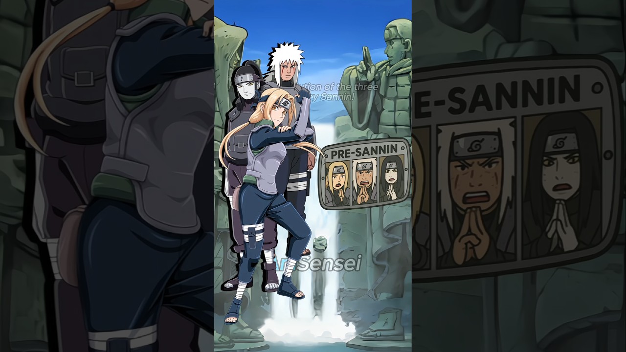 "Evolution of The Three Legendary Sannin!" 🥰 