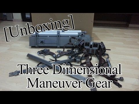 [Unboxing] SnK Three Dimensional Maneuver Gear