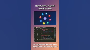 Rotating Icons Animation | HTML CSS JS #ytshorts #viral #coding #programming