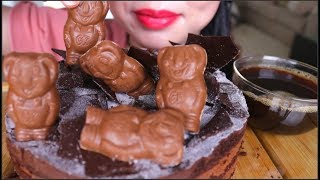 ASMR BAVARIAN CHOCOLATE CAKE | CARAMELLO KOALAS | EATING SOUNDS | NO TALKING