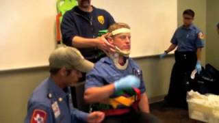 Spinal Immobilization Seated Patient