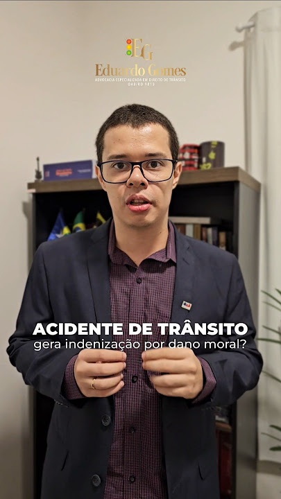 Acidente de trânsito gera indenização por danos morais?