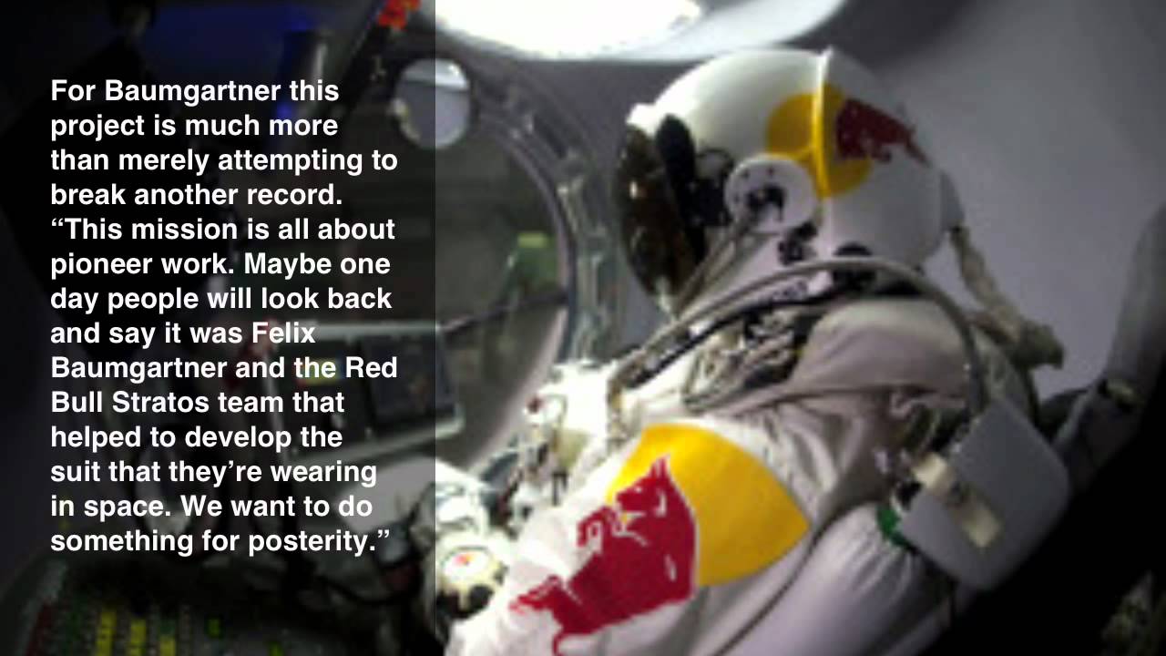 RED BULL STRATOS: FELIX BAUMGARTNER READY TO FREEFALL FROM EDGE OF ...