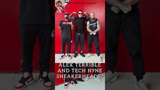 Tech N9ne & Alex Terrible of Slaughter to Prevail wearing Jordan 1’s & Yeezy 350’s #sneakers #metal