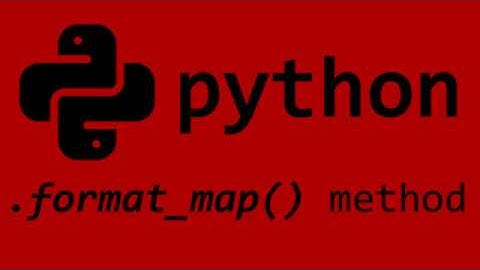 Python format_map() string method