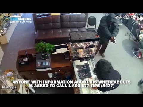 Caught On Camera: Gunpoint Robbery Inside Nail Salon - YouTube