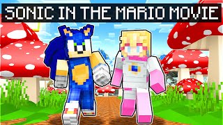 Sonic In The SUPER MARIO BROS Movie! [129] | Sonic Survival Adventures | Minecraft