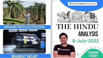 The Hindu Newspaper Editorial Analysis | 8th July 2022 | Saurabh Pandey | Let