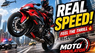 🔥 Ultimate Moto Simulator Ride 🏍️ | Real Speed & Crazy Stunts! screenshot 2