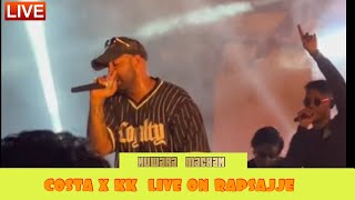 Video thumbnail of "@CostaMaarley - නුවර මචන් (nuwara machan)  live on rap sajje  hiphop concert  #sinhalarap #costa"