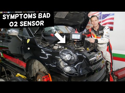 FIAT 500 SYMPTOMS OF BAD OXYGEN SENSOR, FIAT 500 ABARTH BAD O2