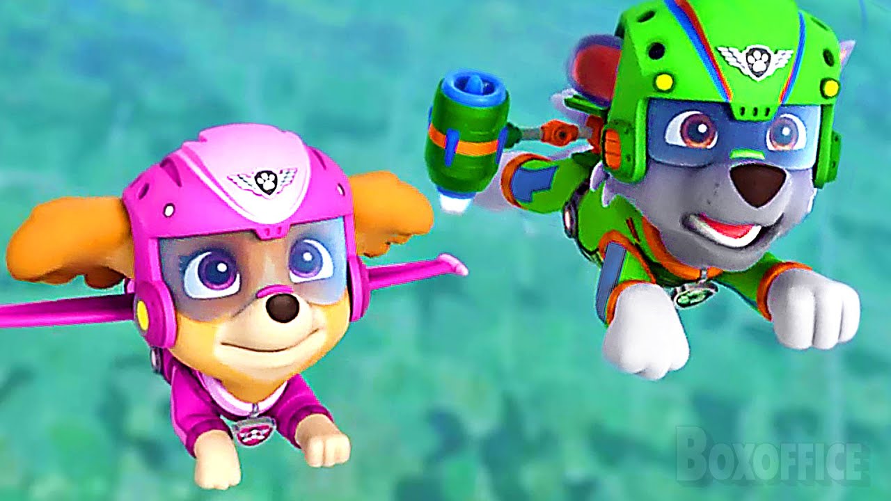 The Paw Patrol flies VERY HIGH in the sky | PAW Patrol Series | CLIP