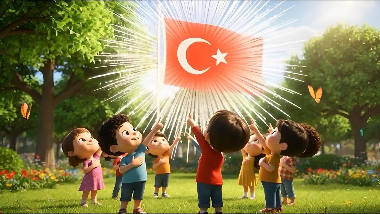 Türk Bayrağı Çocuk Şarkısı | Bayrak Şarkısı ve Animasyon