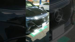 Mercedes Benz EQS pull out. pt1. All electric .Nice vehicle & those Charge in are slow.