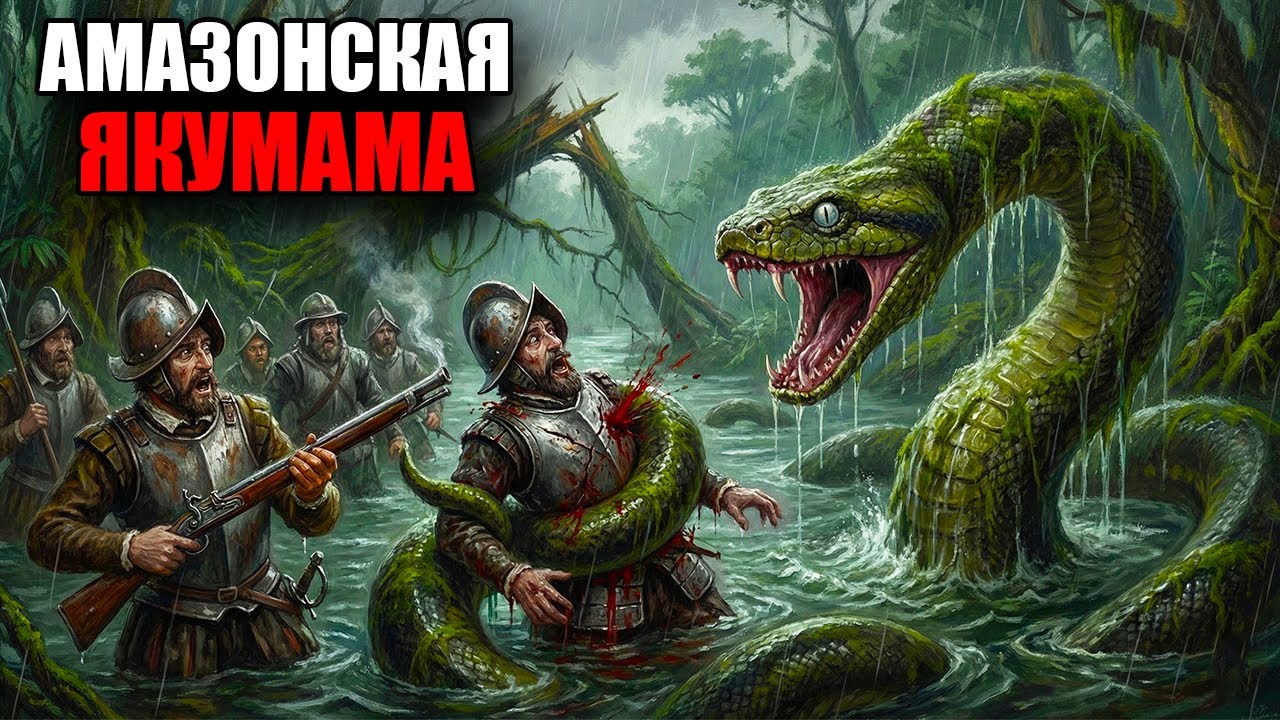 В 1541 Году Испанские Конкистадоры Были Раздавлены Якумамой в Амазонии