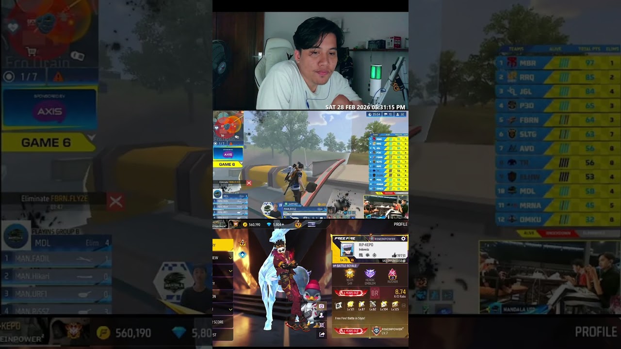 MENEGANGKAN HAMPIR RRQ GAK LOLOS GRAND FINAL