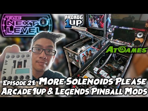 Adding More Solenoids - Arcade1Up & Legends Pinball Modding (The Next Level: Ep 21) from Kongs-R-Us