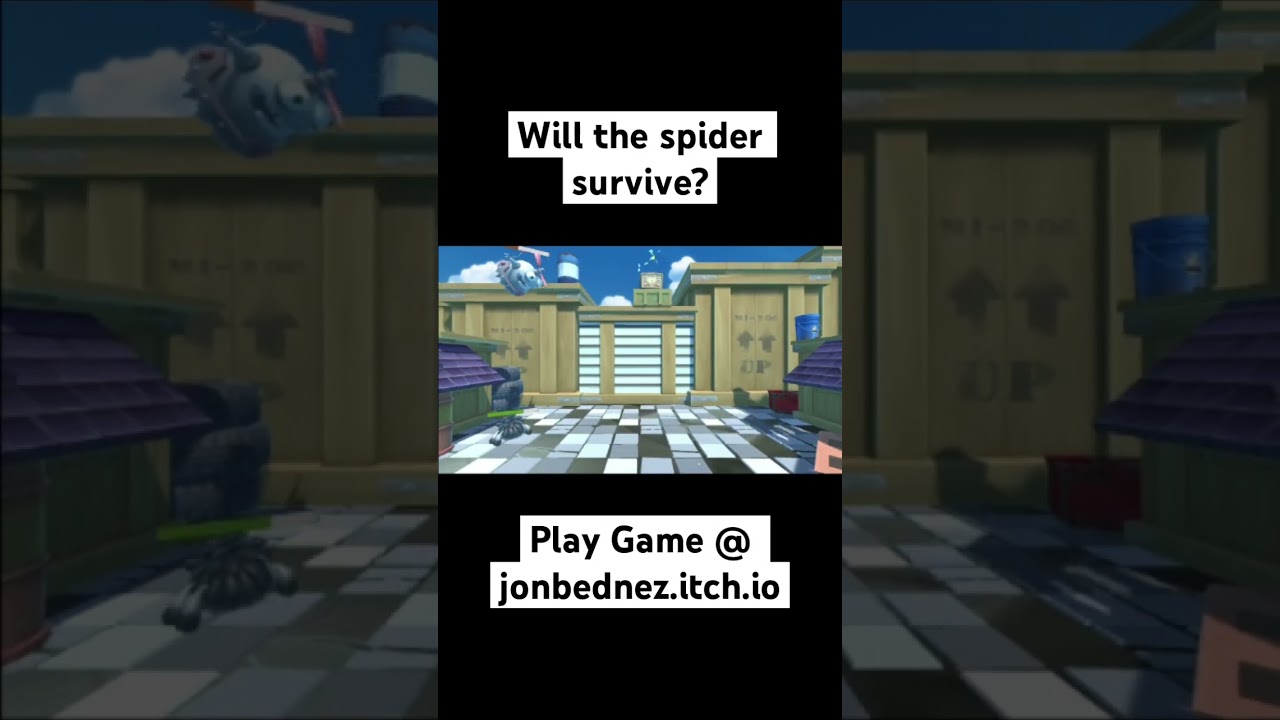 Cool boss fight level - robot vs spider | Who will win?