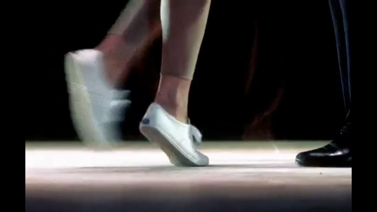 Frances Houseman dance in white keds sneakers on her feet YouTube