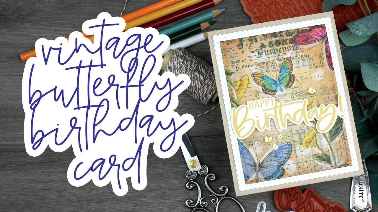 Vintage Ledger Background with Color Pencil