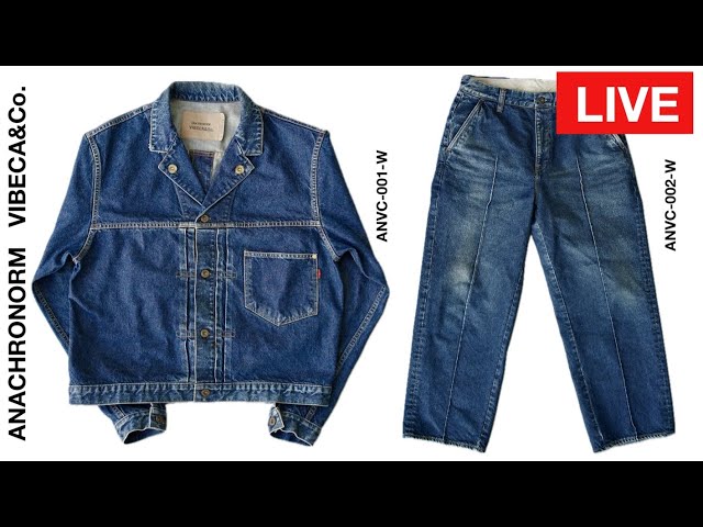 ライブ配信】デニム発売直前ミーティング アナクロノーム デニム