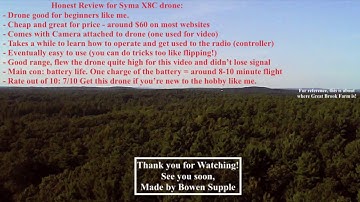 First Video - Syma X8C Flight