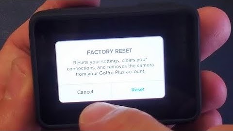 GoPro 7: How to Factory Reset Back to Factory Original Default Settings