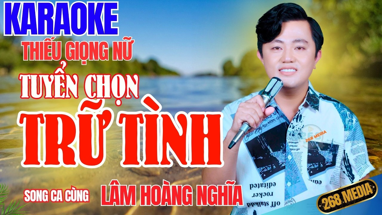 HẸN CHIỀU NAY MÀ SAO KHÔNG THẤY EM KARAOKE - Song Ca Cùng Lâm Hoàng Nghĩa | Thiếu Giọng Nữ