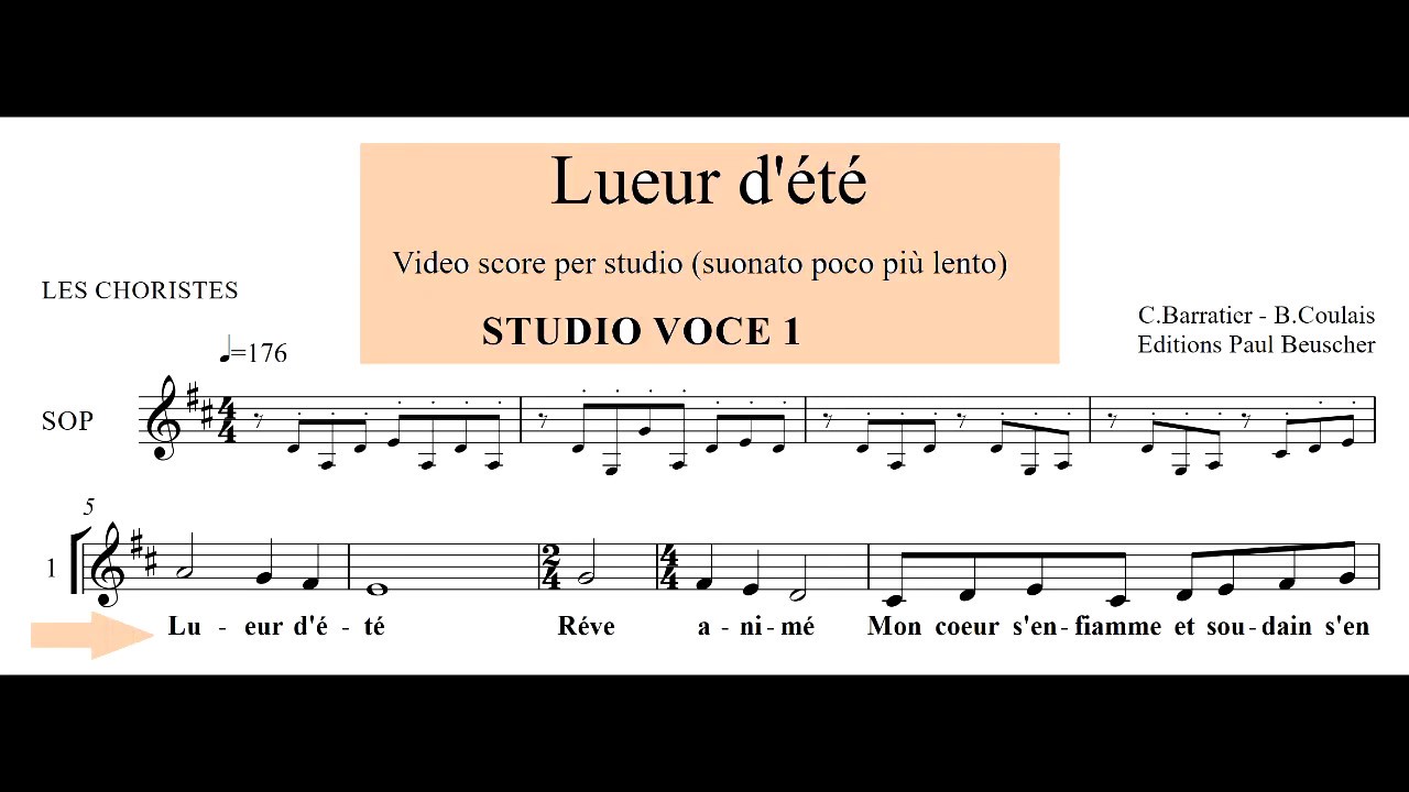 studio voce 1 lueur d'été - YouTube