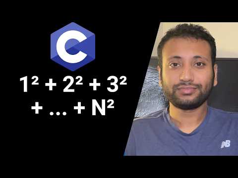 C programming Bangla Tutorial 5.143 : Series | 1^2 + 2^2 +....+ n^2 নির্ণয়ের জন্য C program