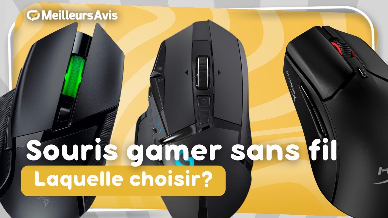 ⭐️ MEILLEURE SOURIS GAMER SANS FIL - Comparatif 2025