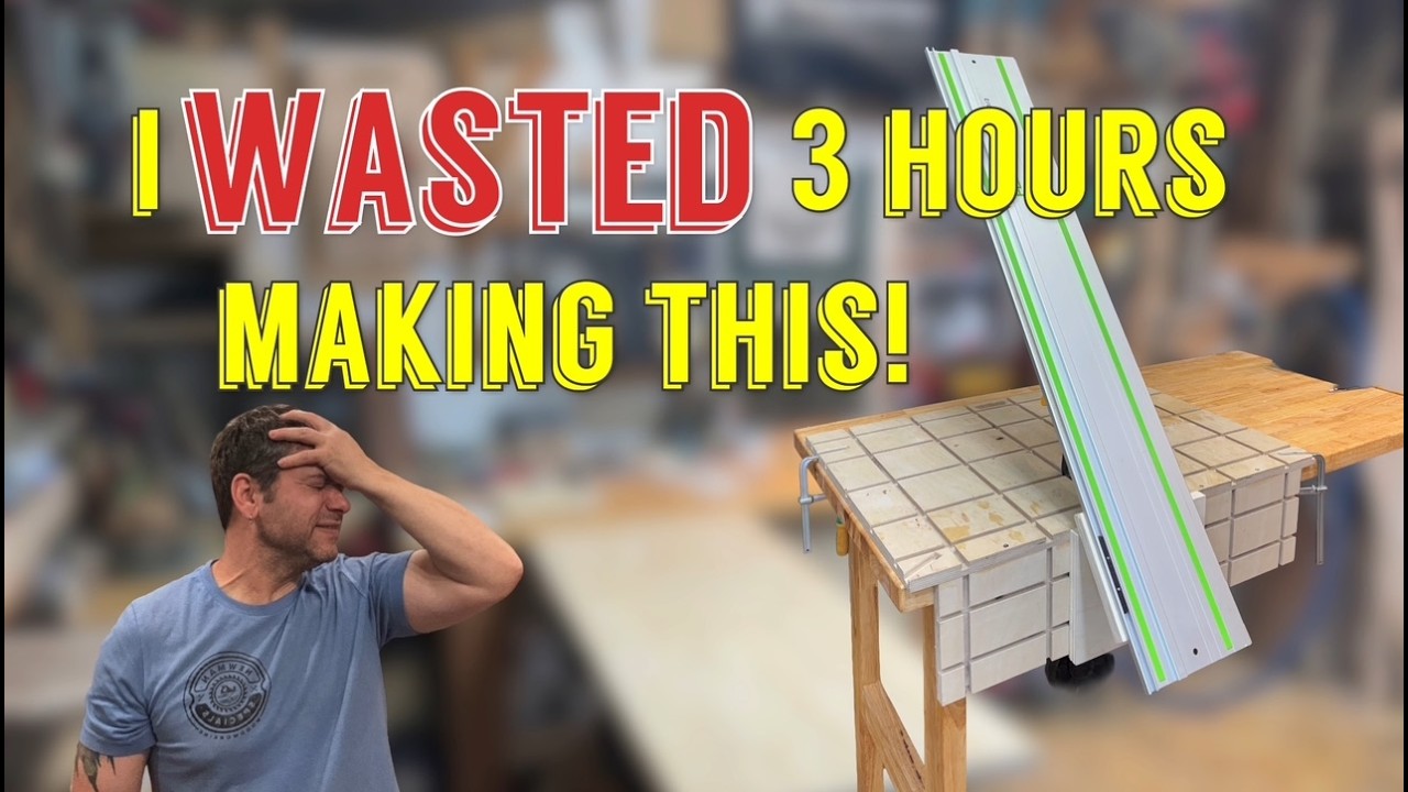 DIY Tracksaw Hinge for Microjig Matchfit — easy build that has a huge impact!