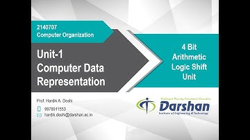 1.11 4 Bit Arithmetic Logic Shift Unit