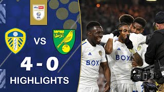 Highlights: Leeds United 4-0 Norwich City | EFL Championship Play-offs 2023/24