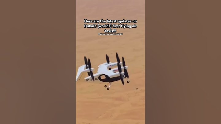 First test flights of the Joby air taxi occurred in Dubai’s desert #dubai #amazingdubai #airtaxi #yt