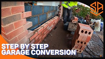 HOW TO BRICK UP A GARAGE STEP BY STEP