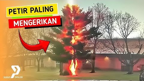 Momen Mengerikan, Petir Terekam Kamera