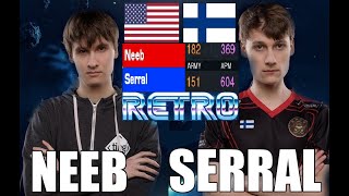 Starcraft 2 SERRAL vs NEEB ZvP SC2 RETRO Tournament 2024