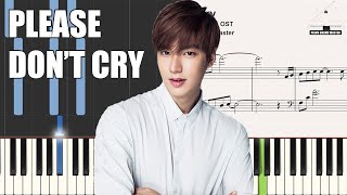 The King - Eternal Monarch OST !!! || Davichi - Please Don't Cry || FREE Sheet Music