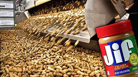 Process of Making Peanutbutter in Factory | Production line Tour