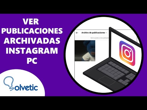 Cómo VER PUBLICACIONES ARCHIVADAS en INSTAGRAM PC 📝📚