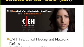 CNIT 123: 1: Ethical Hacking Overview & 2: TCP/IP Concepts Review