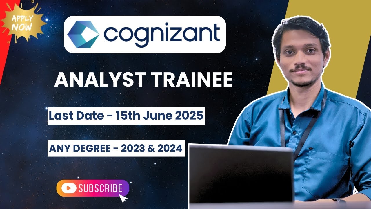Cognizant Off Campus Hiring 2023 & 2024 | BCA, BSc | Multiple Roles ...